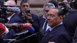 Meloni e Berlusconi - Cartabianca - 18/10/2022