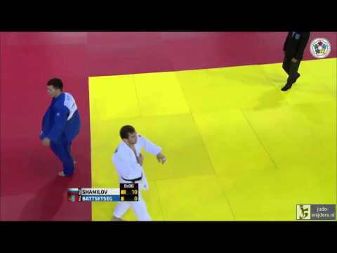 Judo 2013 Grand Prix Almaty: Shamilov (UZB) - Battsetseg (MGL) [-66kg] bronze