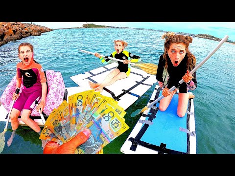 FASTEST BOAT WINS $1000 | Kids Version w/ The Norris Nuts