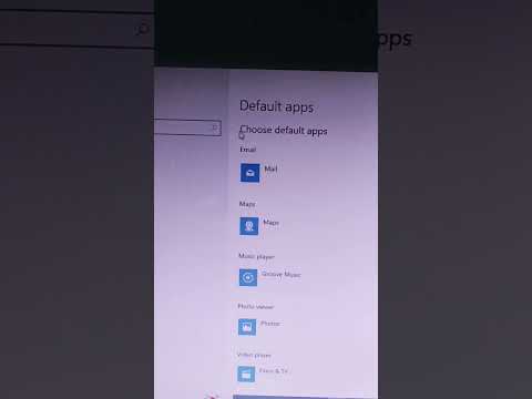change default apps in windows