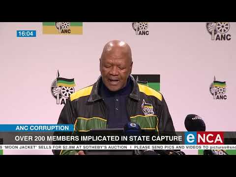 ANC Corruption Over 200 members implicated in state capture