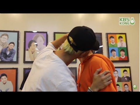 WINNER Mino and Jinwoo literally kissed each other while wearing lipstick