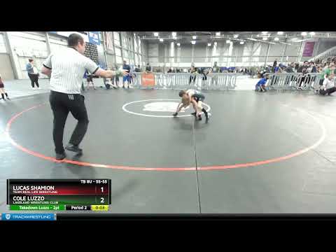 55-55 Lbs Round 1 - Lucas Shamion, Team Real Life Wrestling Vs Cole Luzzo, Lakeland Wrestling Club