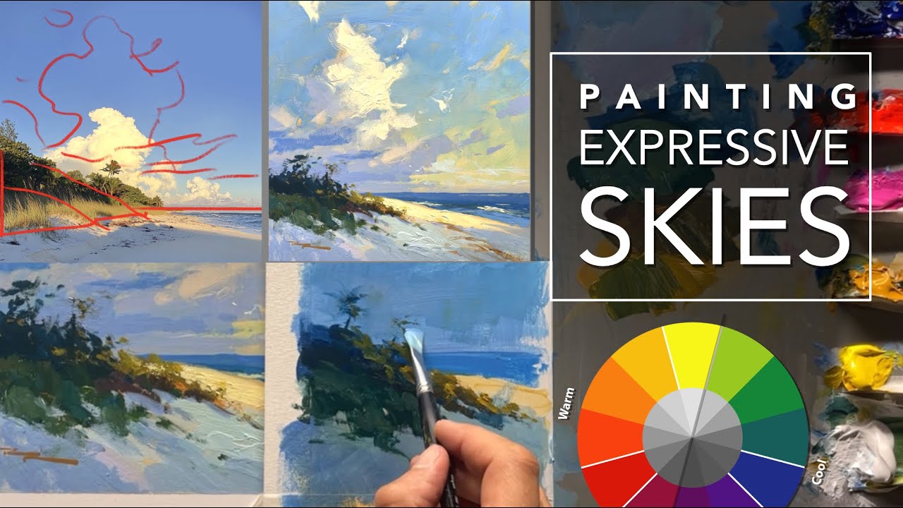 Painting Front Lighting in Expressive Skies