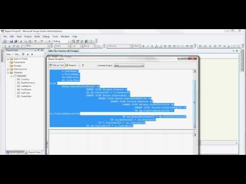 Microsoft Visual Studio Report Building | How to Build a Simple Sales Report | ReportingGuru