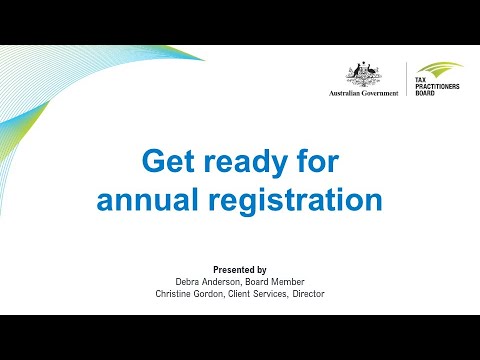 Get Ready For Annual Registration