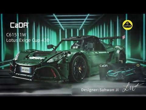 Slide 2 - 1:8 Lotus Exige Cup 430 Car - 3730 pcs (video)