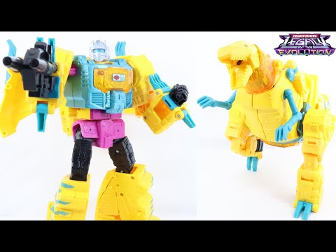 Transformers Legacy Evolution Toxitron Collection G2 Universe Leader Class Grimlock Review (4K)