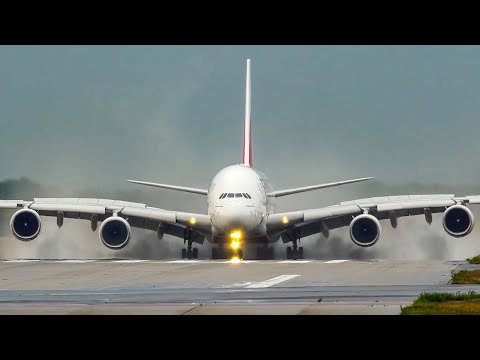 60 MINUTES PURE AVIATION - AIRBUS A380, A321 REJECTED TAKEOFF, B747 ... (4K)