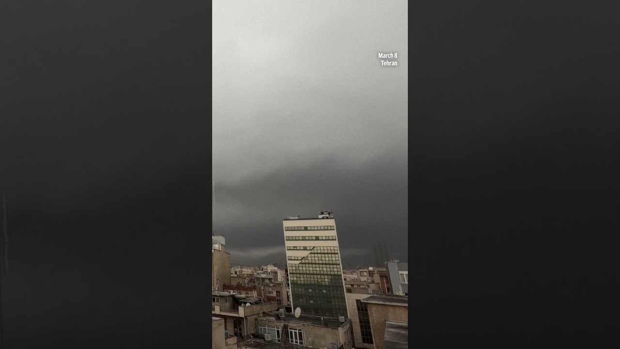 Video | Smoke covers parts of Tehran after Israel strikes Iran oil depot and refinery