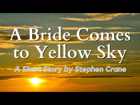The Bride Comes to Yellow Sky by Stephen Crane: English Audiobook with Text on Screen, Classic Story