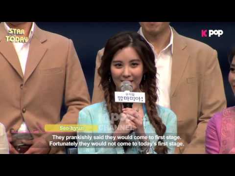 03/17/2016 KPOPNEWS - SNSD Seohyun with Musical Mamma mia