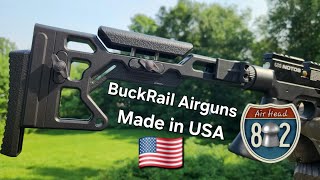 BuckRail Airguns Quick Release Benchrest Buttstock 😎🇺🇲
