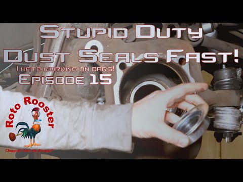 Super Duty front axle dust seal replacement FAST on episode 15 of I hate working on cars!