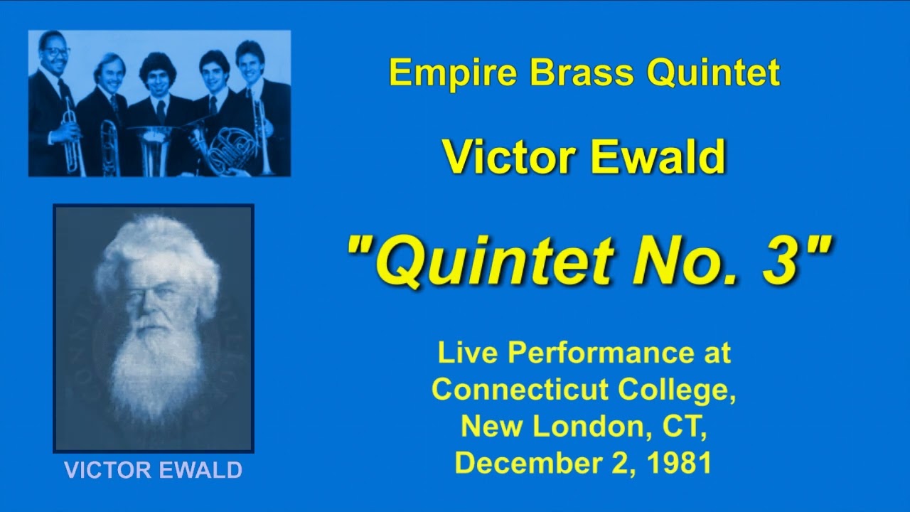 Empire Brass — Ewald Suite No. 3 (1981 radio broadcast)
