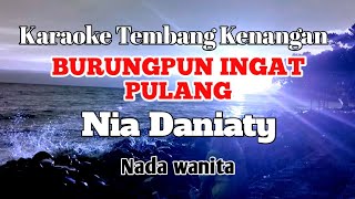 Download lagu BURUNGPUN INGAT PULANG - Nia Daniaty | Karaoke nada wanita | Lirik mp3 Download lagu BURUNGPUN INGAT PULANG - Nia Daniaty | Karaoke nada wanita | Lirik mp3