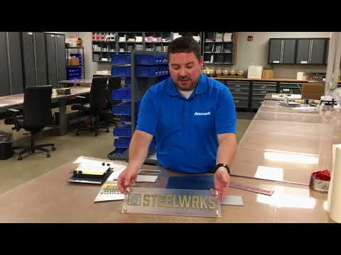 Lastre per incidere in laminato acrilico METALGRAPH PLUS Rowmark