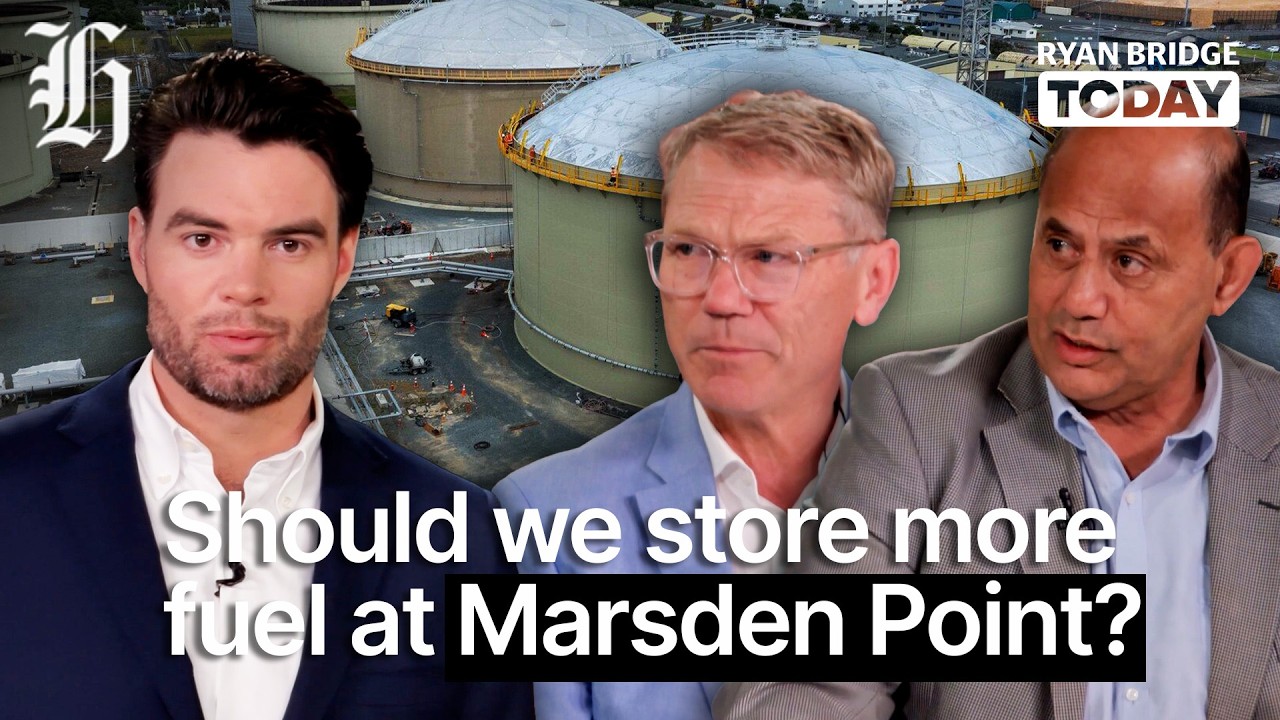 Should we store more fuel at Marsden Point? National vs Labour | Ryan Bridge TODAY