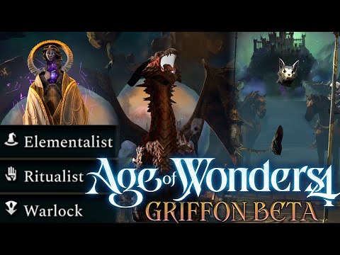 Warlock, Elementalist, & Ritualist Hero Theorycrafting! | Age Of Wonders 4 - Griffon Open Beta