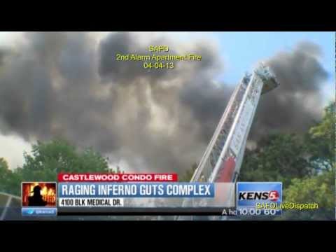 SAFD 2nd Alarm Condo Fire 04-04-12