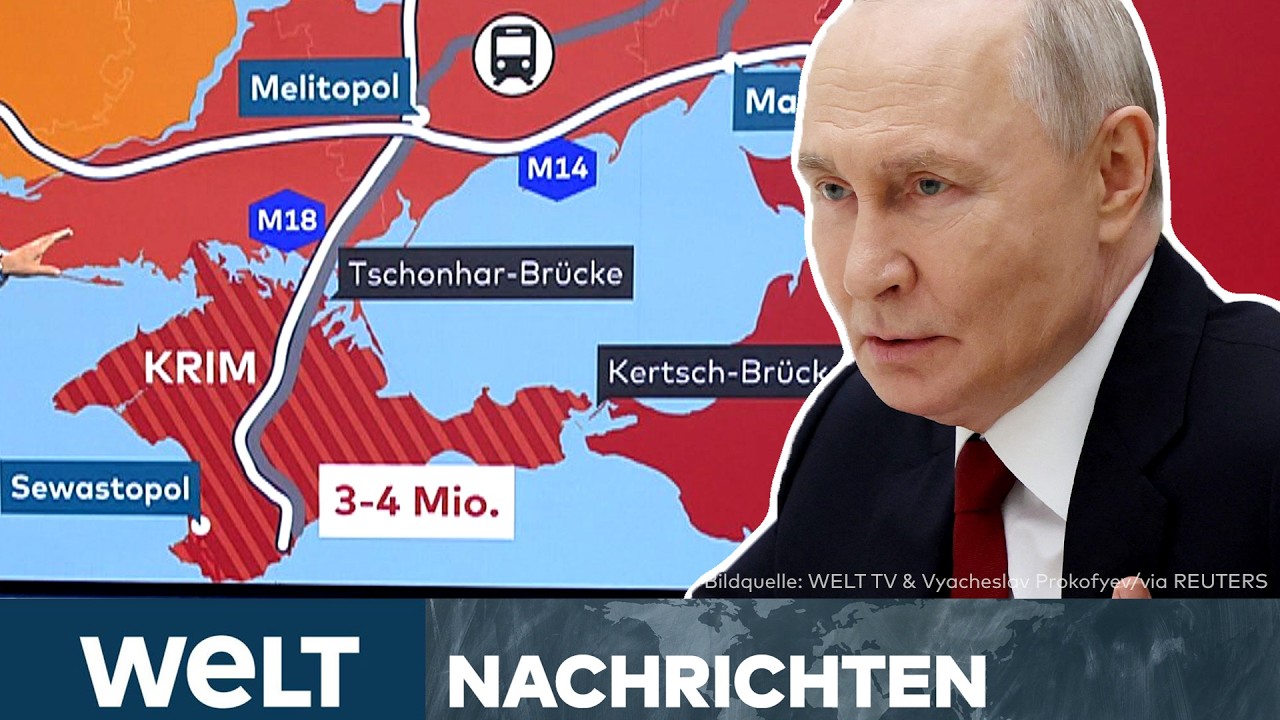 UKRAINE-KRIEG: Putin steht das Wasser bis zum Hals! Ukrainer hungern Krim-Truppen aus | STREAM