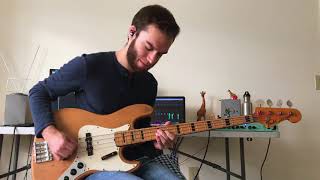 Death Cab for Cutie - &quot;Underneath The Sycamore&quot; Bass Cover - Joe Calderone