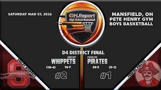 #2 Shelby (16-7) vs #1 Perkins (22-2) - D4 Boys Basketball District Championship