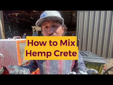 Salem HempKings on the road: Tutorial How to mix hempcrete with Angel Romero Jr.