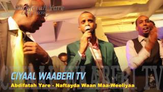 Abdifatah Yare LIVE Heesti Naftayda waan maa weeliyaa Minneapolis 2013 (VIDEO)