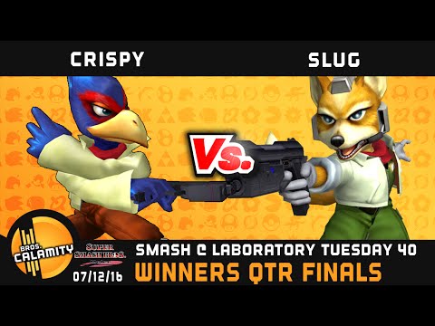S@LT #40 | NBR | SluG (Fox) vs Crispy (Falco) - Winners Qtr Finals - SSBM