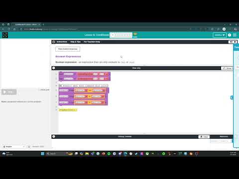 Code.org - CS Discoveries - Unit 3: Interactive Animations & Games: Lesson 15: Level 1