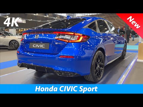 Honda Civic (Sport) 2023 - FULL In-depth review in 4K | Exterior - Interior, Cargo, 2.0 e:HEV 184 HP