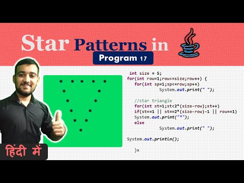 Star Pattern Program In Java 17 Coding Wallah