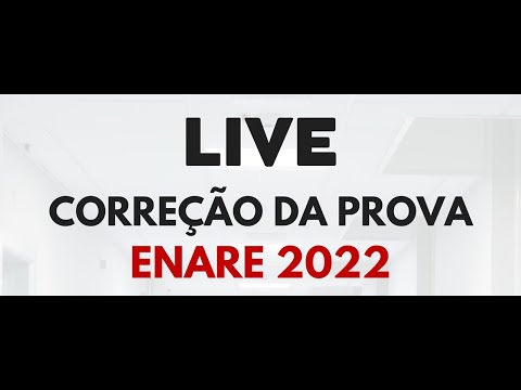 CORREÇÃO PROVA ENARE 2022 - LIVE | Ivens Giacomassi