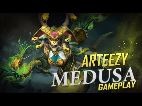 Arteezy playing Medusa (Gameplay)