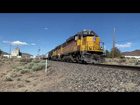 Union Pacific 1109 leading a local through Patrick Nevada