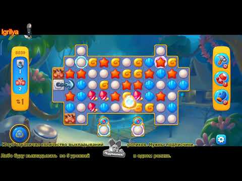 Fishdom level 8038, 8039, 8040 / Фишдом уровень 8038, 8039, 8040