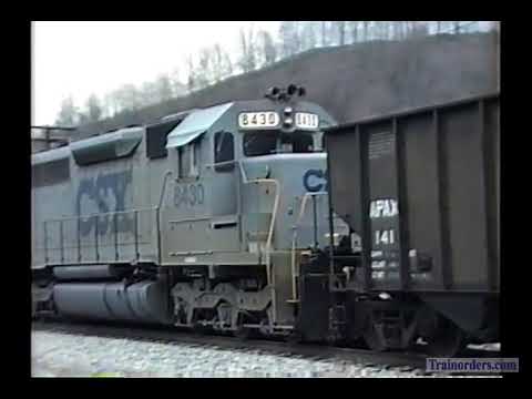 Classic Railroad Series 957 - Hyndman, PA action 1991 Part 3 of 17