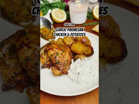 Sheet Pan Garlic Parmesan Chicken and Potatoes