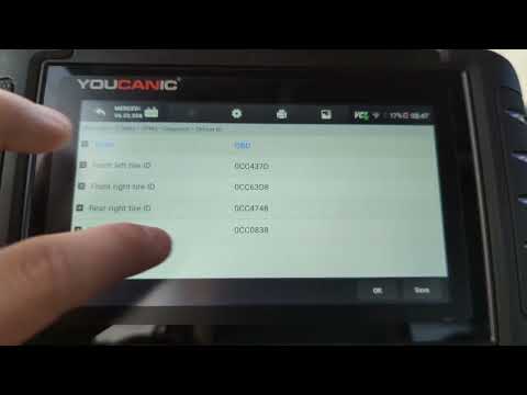 Program & Troubleshoot TPMS Tire Pressure Sensor with YOUCANIC Scanner