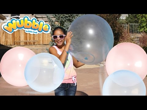 The Amazing Giant Wubble Bubble Ball Review and Play | B2cutecupcakes Video
