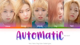 Red Velvet (레드벨벳) Automatic Color Coded Lyrics (Han/Rom/Eng)