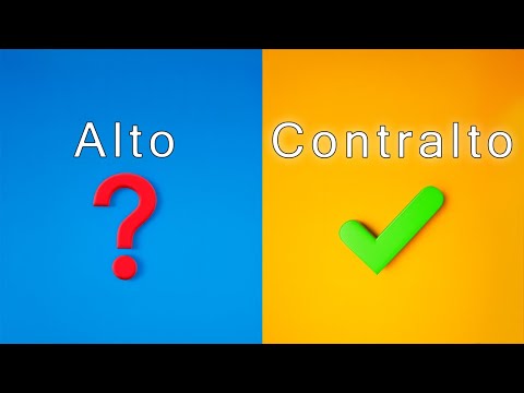 Are you really a CONTRALTO? Sing this to find out!