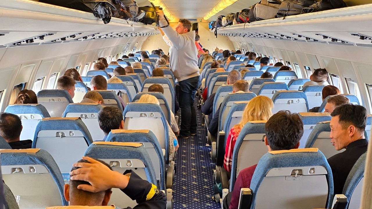 Air Koryo Il-62 | Flight from Vladivostok to Pyongyang | Walking Pyongyang