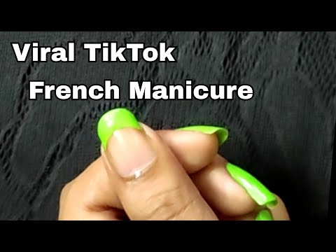 Testing Viral TikTok Nail Hacks|French Manicure|Abhiz Trendz #shorts