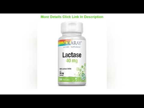 Best Quality Solaray Lactase Capsules, 40mg | 100 Count