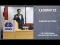 Lesson 22 SARFAESI ACT 2002 CR CS PROFESSIONAL