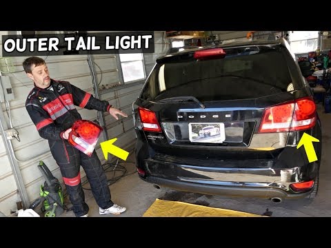 DODGE JOURNEY OUTER TAIL LIGHT ASSEMBLY REPLACEMENT REMOVAL FIAT FREEMONT
