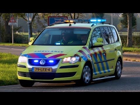 A1, Rijopleidingsambulance 03-543 [Ex 02-343/381] UMCG Ambulancezorg naar Antonius Ziekenhuis Sneek