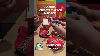 Unboxing Jollibee x Pokemon Blind Box! Hunting for Snorlax! #jollibee #pokemon #snorlax